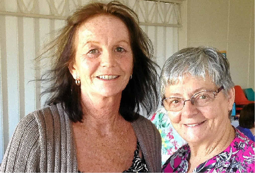 NEW ROLE: New Woodburn CWA President Teresa Bracewell accepting her badge from Far North Coast CWA Group President Yvonne Scarrabelotti. NEW ROLE: New Woodburn CWA President Teresa Bracewell accepting her badge from Far North Coast CWA Group President Yvonne Scarrabelotti.